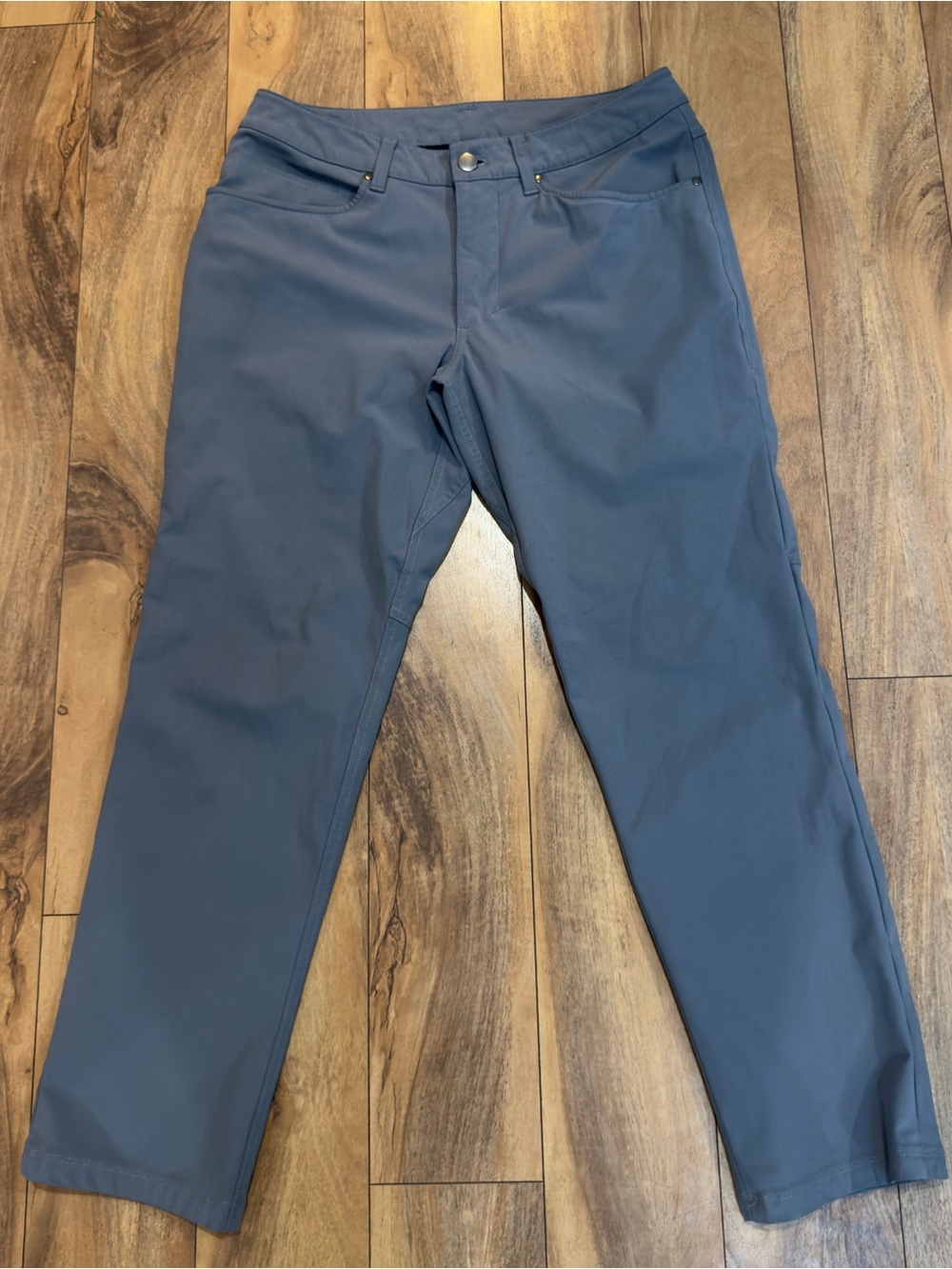 Lululemon ABC Classic Fit Pant 28” Warpstreme Men’s Size 30 Gray 30x28 Travel